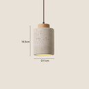 Travertine Pendant Lamp Natural Stone Chandelier Hanging Light by Ljojo