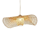 Modern Bamboo Rattan LED Pendant Light Chandelier for Living Room | Ljojo