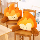 Ljojo Lumbar Support Cushion for Office, Car, Sofa - Flame Pattern, Comfortable Sitting Experience