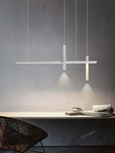 Black LED Pendant Lights Modern Kitchen Chandeliers - Ljojo