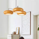 Ljojo Mid Century Brass Glass Chandelier Light Fixture - Elegant Lighting for Home
