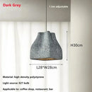 Wabi-sabi Minimalist LED Pendant Light Industrial Chandelier for Dinning Bedroom by Ljojo