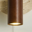 Ljojo LED Wall Lamp Bedroom Bedside Up Down Rotate Stair Light