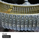 Luxury Nordic LED Crystal Round Chandelier | Modern Home Decor Lighting by Ljojo
