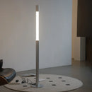Ljojo Minimalist Silver Floor Lamp Nordic LED Standing Adjustable Reading Light Home Decor