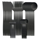 Ljojo Matte Gold Stainless Steel Cutlery Set 40Pcs