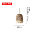 Hemp Rope Pendant Light Chandelier Bohemian Ceiling Hanging - Ljojo