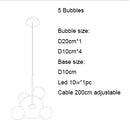 Nordic Glass Bubble LED Ceiling Chandelier Modern Dining Room Pendant Lighting by Ljojo