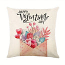 Envelope Love Pattern Pillowcase for Romantic Home Decor by Ljojo
