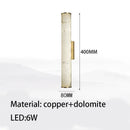 Ljojo Marble LED Wall Lights Copper Sconces Luxury Bedroom Lamp