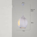 Wabi Sabi Resin LED Chandelier Minimalist Pendant Lamp - for Home Decor by Ljojo