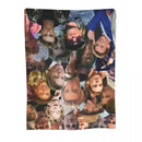 Ljojo Luxury Photo Collage Throw Blanket - Decorative Sofas Blankets