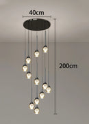 Ljojo LED Chandeliers Hanging Light Modern Pendant Lamps for Living and Dining Room