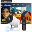 Ljojo™ Magcubic Electric Focus 4K Ultra Portable Projector 8000Lumens Android11 Speaker