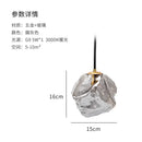 Ice Cube Lava Chandelier Pendant Light Adjustable Three Colors Modern Restaurant Bar Bedroom by Ljojo