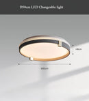 Ljojo LED Ceiling Light: Modern Champagne Gold Lamp for Living Room, Bedroom, Dining Room