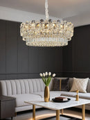 Ljojo Luxury Crystal Chandelier: High End Bedroom Living Room Pendant Light