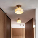 Ljojo LED Ceiling Lights: Modern Nordic Style Aluminum Glass Lamp for Indoor Living Room
