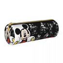 Ljojo Mickey Mouse Minnie Leather Pencil Holder Bag for Students School Gift