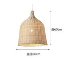 Rattan LED Pendant Lights Vintage Chandeliers - Island Handmade Woven Design