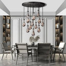 Ljojo Luxe Chandelier: Elegant High-Grade Lighting for Bedroom, Living Room, Restaurant, Bar