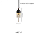 Ljojo LED Chandelier Kitchen Island Light Fixture Glass Metal Elegant Hanging Lamp Dining Room
