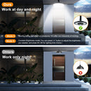 Ljojo 180LED Solar Shed Light with Remote Control and Motion Sensor