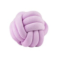 Cream White Art Deco Striped Knot Pillow - Handmade Soft Modern Cozy Decor for Home & Sofa.rm Ljojo
