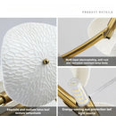 Ljojo Luxury Lotus Leaf Chandelier: Elegant Lighting for Home, Hotel, and Dining Area