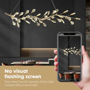 Ljojo LED Crystal Pendant Lights Modern Crystal Hanging Ceiling Lamps Dining Living Room