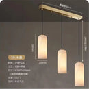 Marble Chandelier with Spotlights Ideal for Bedroom Reading | Minimalist Design by Ljojo