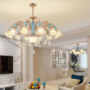 Modern Crystal Chandelier Light Bedroom Living Room Nordic Decoration - Ljojo