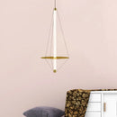 LED Pendant Light Modern Loft Acrylic Line Staircase Bedroom Decoration Hanging Lamp by Ljojo