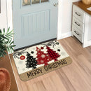 Christmas Tree Printed Non-Slip Floor Mat for Home, Bathroom & Kitchen by Ljojo