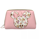 Ljojo Minnie Mouse Cosmetic Bag: Trendy Large Capacity Makeup Case