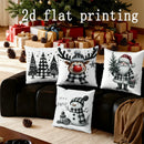 Christmas-themed Pillow Covers for Sofa, Bedroom, Car - Ljojo Brand