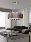 Luxury Crystal Ceiling Chandelier LED - Dimmable Nordic Light Fixture for Modern Room Decoration