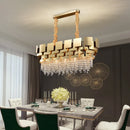 Ljojo Luxury Crystal Chandelier for Modern Living Room and Bedroom Lighting