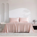 Ljojo 100% Organic Bamboo Silky Bed Sheet Set - Luxuriously Soft Hotel Bedding