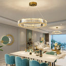Modern Crystal LED Pendant Light for Bedroom | Ljojo Hanging Lamp | Indoor Illumination Chandelier