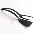 Ljojo 2-in-1 Egg Steak Spatula Clamp, Nylon Kitchen Flip Cooking Spatula