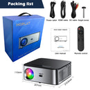 Ljojo™ 8K 35000 Lumens Android Wifi Projector 1080P Native Auto Focus Home Theater