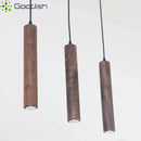 Modern LED Walnut Pendant Lights Chandelier by Ljojo - Stylish Minimalist Home Decor
