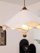 French Medieval Flowers Cloth Pendant Lights Retro Living Room Chandeliers by Ljojo