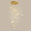 Butterfly LED Wall Lamp Indoor Lighting by Ljojo - Elegant Bedroom Decoration Pendant Light Fixture