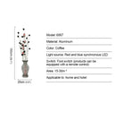 Ljojo Modern Aluminum Wire LED Floor Lamp for Living Room, Bedroom & Hotel