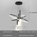 Ljojo LED Pendant Light: Creative Minimalist Home Lighting for Bedroom, Living Room, Bar Counter