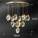 Ljojo Luxury Crystal Chandelier for Living Room, Dining, and Bedroom