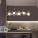 Nordic Bubble Waves LED Pendant Light Cream Chandelier for Home Decor by Ljojo