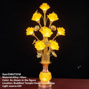 Ljojo LED Lotus Table Lamp: Illuminating Buddha's Presence in Worship Settings